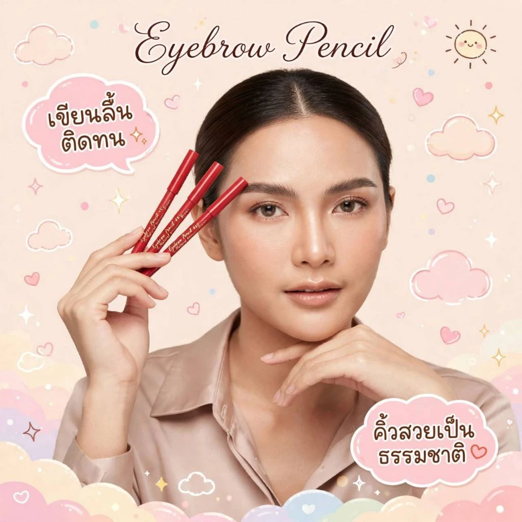 Sweet Heart Eye Brow ดินสอเขียนคิ้วแบบเหลา