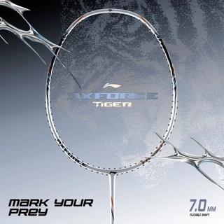Li-Ning AXFORCE TIGER พร้อมส่ง ไม้แบดมินตัน ไม้แบดหัวหนัก ก้านอ่อน 7.0mm 4U 5U ตบแรง ตีง่าย