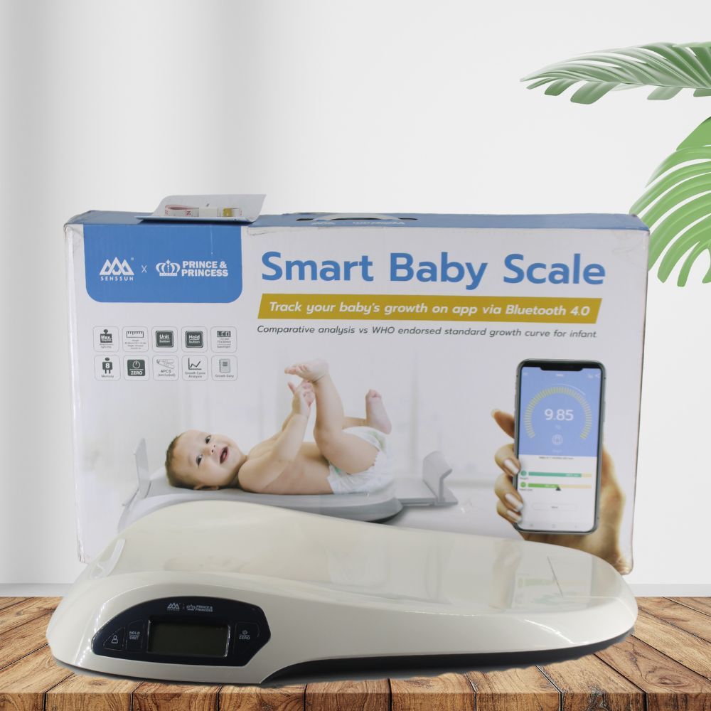 (ของใหม่มีตำหนิเล็กน้อย)เครื่องชั่งน้ำหนักเด็ก Baby Scale - PRINCE & PRINCESS