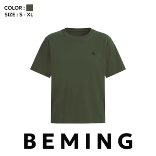 Bemingtop1076(S-XL)-BMG Pure Form Tee - เสื้อยืดคอกลมทรงสวย ใส่ได้ทุกวัน