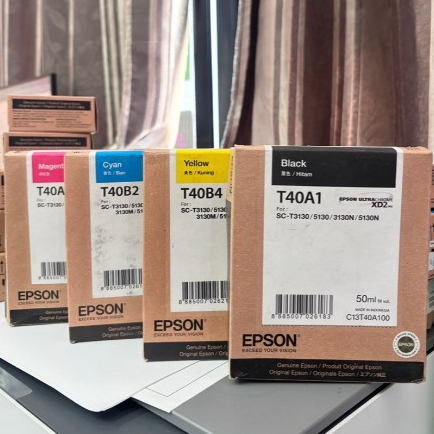 EPSON T40A1 T40B2 T40A3 T40B4 Ink Cartridge UltraChrome XD2 For T3130N T3130 T5310N T5130 ของเเท้100