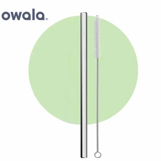 ✨ หลอดสำรอง Owala 1 ชิ้น + แปรงทำความสะอาด | เปลี่ยนเมื่อจำเป็น ใช้ได้ทุกรุ่น 12/1624/30/32oz วัสดุสแตนเลสเกรดพรีเมียม