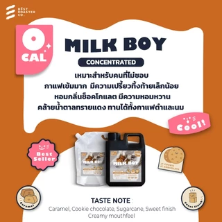 กาแฟสกัดเย็นคั่วกลาง Milk Boy กาแฟ cold brew หวานคล้ายช็อคโกแลตน้ำตาลทราย 1000ml