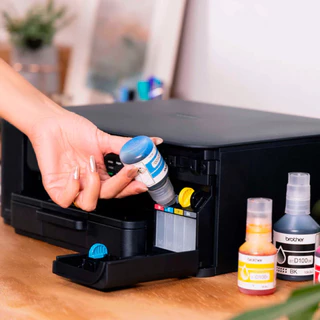 พร้อมส่ง มีส่งด่วน เครื่องปริ้น Brother DCP T530DW Printer Wi-Fi /Print /Copy /Scan/Duplex อิงค์แท็งก์พร้อมหมึกแท้ 1 ชุด