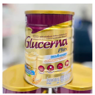 (หมดแล้วหมดเลย) Abbott Glucerna Plus กลูเซอนา พลัส กลิ่นธัญพืช อาหารสูตรผู้ป่วยเบาหวาน 800 กรัม exp：05/2028