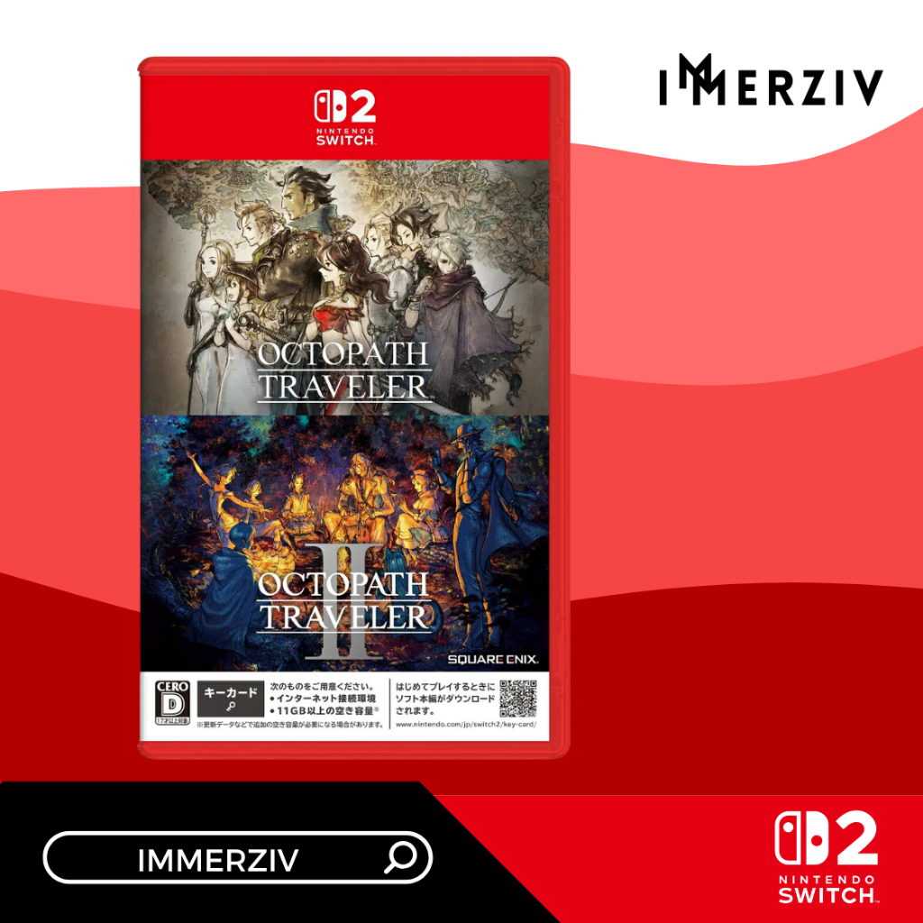 (PRE-ORDER 02 OCT 2026) SWITCH-2 OCTOPATH TRAVELER + OCTOPATH TRAVLER II BUNDLE (R2/JP) (GAME) (ENG)
