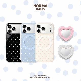 เคส iPhone MagSafe IMD 2 ชั้น ลายหัวใจมินิ ดีไซน์เกาหลี NORMAHAUS สำหรับ iPhone 17 Pro / Pro Max