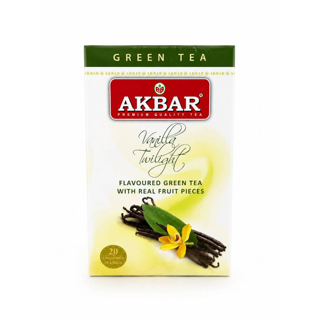 Akbar Vanilla twilight  (Green Tea) 20 Bag (BBD 01/06/28)