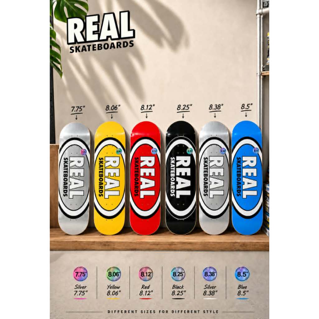 Real Deck Classic Oval Skateboard Deck