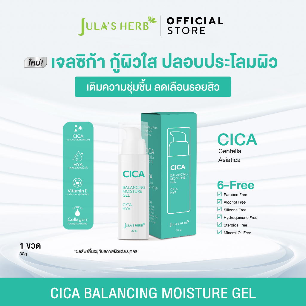 [ 1ขวด ] ซิก้า บาลานซ์ซิ่ง มอยส์เจอร์ CICA BALANCING MOISTURE GEL