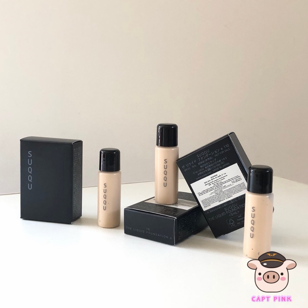 🍃SUQQU The Liquid Foundation รองพื้นชนิดน้ำที่มอบสัมผัสบางเบา ขนาด 5ml 🍃( สี 110)