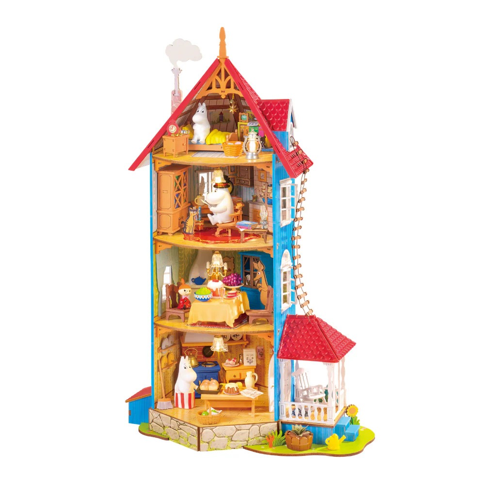 Rolife x Moomin DIY Miniature House Kit - DA009 โมเดลบ้าน ประกอบง่าย บ้านตุ๊กตา | ของแต่งบ้าน ของเล่นศิลปะ DIY