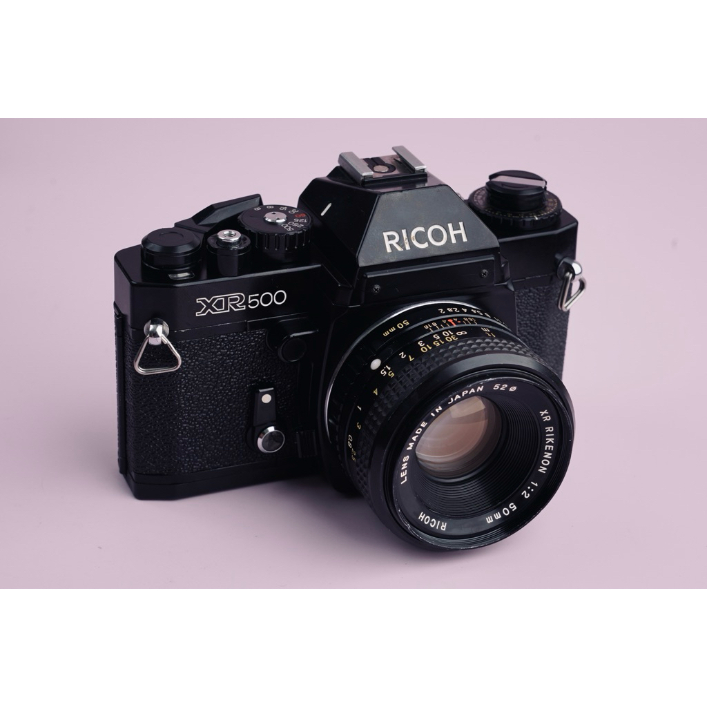 กล้อง SLR ฟิล์ม RICOH XR500 พร้อมเลนส์ RIKENON 50f2 PK MOUNT