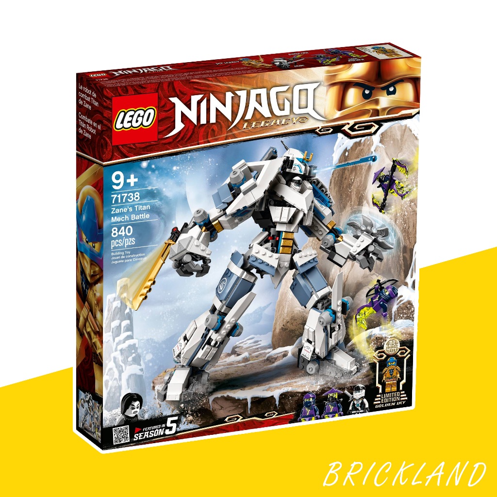 LEGO NINJAGO 71738 Zane's Titan Mech Battle ของแท้ 100% พร้อมส่ง