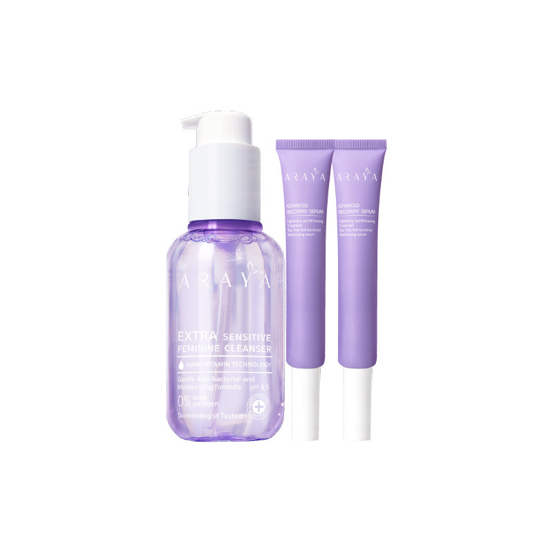 [สินค้าสมนาคุณ ห้ามจำหน่าย] ARAYA ของขวัญ 3 ชิ้น (คลีนเซอร์ 100ml และ เซรั่ม 5ml x2)