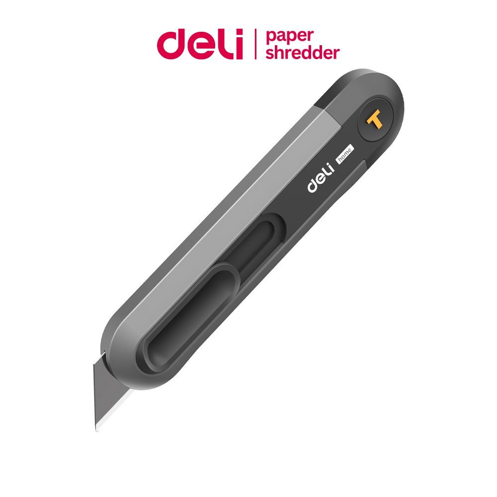 Deli มีดคัตเตอร์ คัตเตอร์ 9/18mm ใบมีด 2cm ความคมสูง SK2 น้ำหนักเบา ขนาดเล็ก Cutter Knife