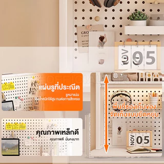 MMY โต๊ะทำงาน โต๊ะคอมพิวเตอร์ 140/120/100/80CM พร้อมชั้นเก็บของ ขาโต๊ะเสริมรูปตัว K ติดตั้งง่าย Desk