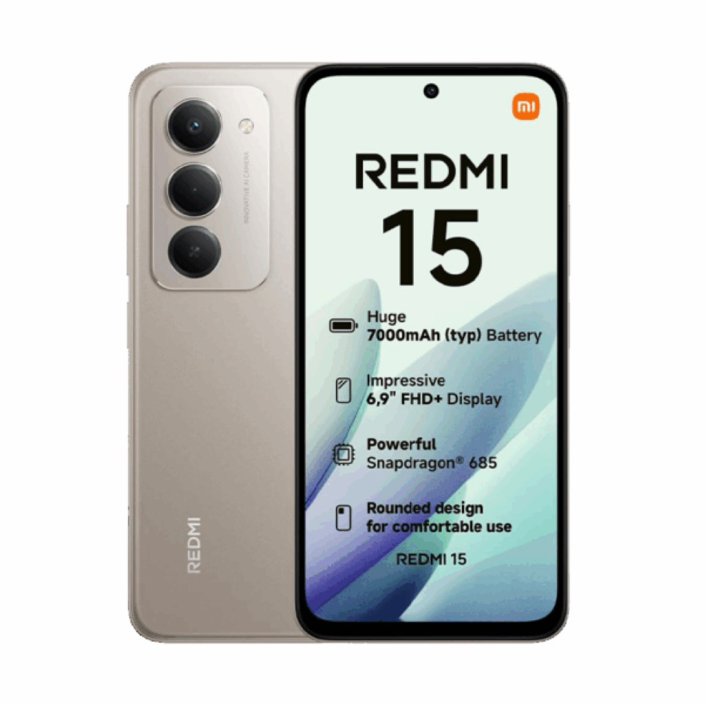 Redmi 15 4G 8/256GB สมาร์ทโฟน เครื่องใหม่ศูนย์ไทย รับประกันศูนย์