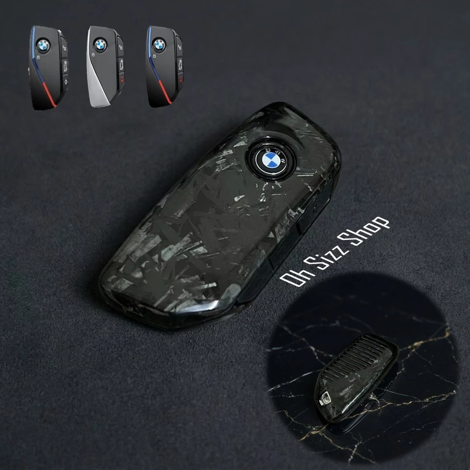 เคสรีโมทรถ BMW X3  X1 U11  2026 ปุ่มข้าง คาร์บอนไฟเบอร์แท้  T-Carbon (Top Product ; Carbon Fiber Key Case)  Key Sets ; B thumbnail 6