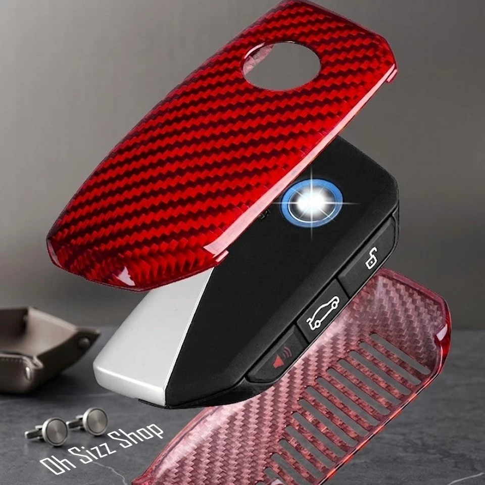 เคสรีโมทรถ BMW X3  X1 U11  2026 ปุ่มข้าง คาร์บอนไฟเบอร์แท้  T-Carbon (Top Product ; Carbon Fiber Key Case)  Key Sets ; B thumbnail 8