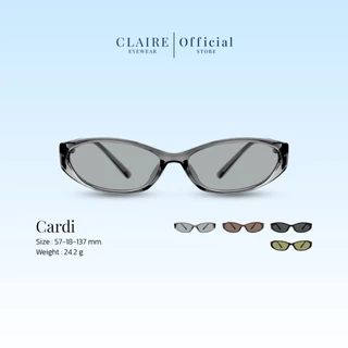 CLAIRE : แว่นกันแดด รุ่น "Cardi " แว่นกันแดดเลนส์แท้ กันแดดUV400 | Sunglasses