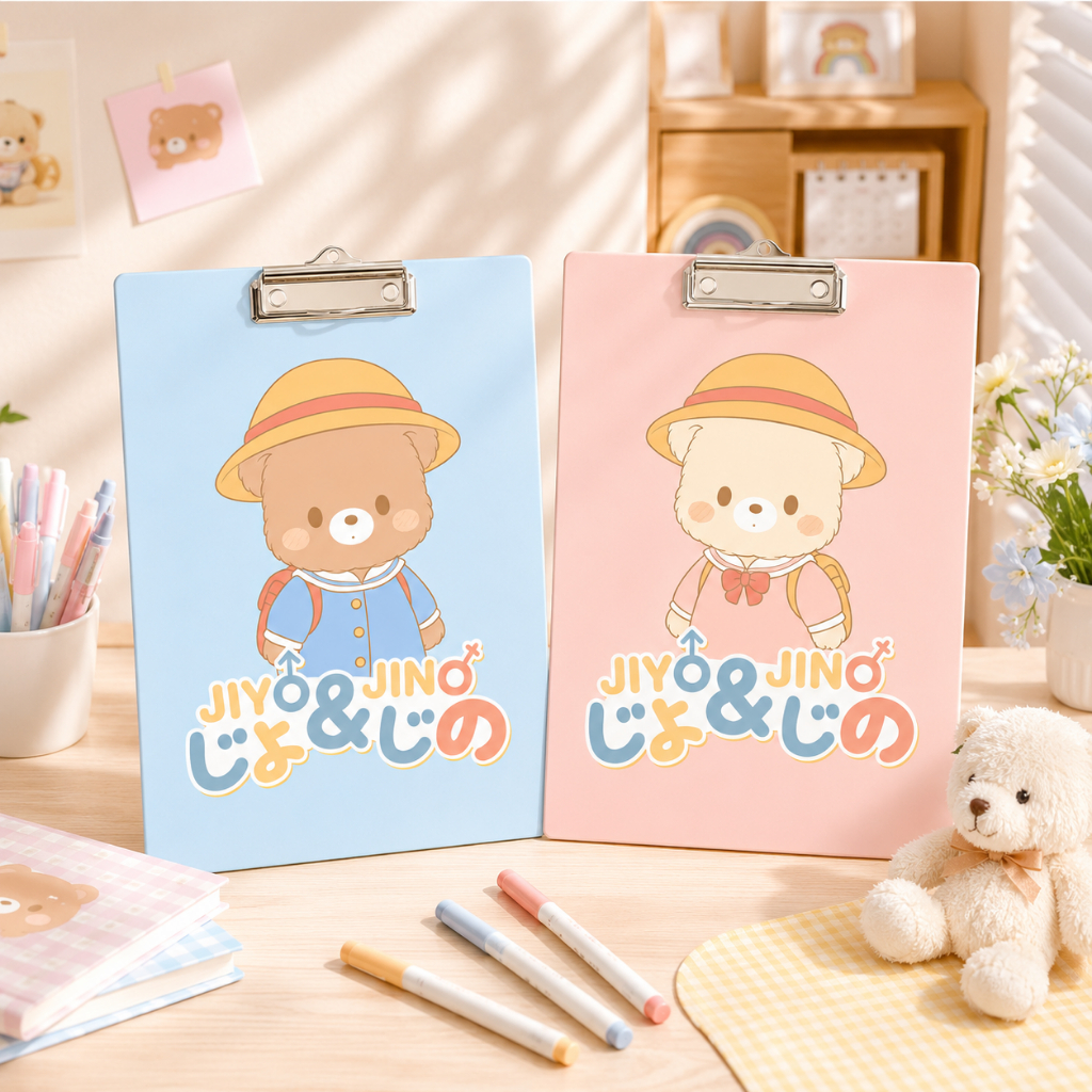 MOMOMART คลิปบอร์ดลายน้อง JiYo & JiNo รูปที่ 2