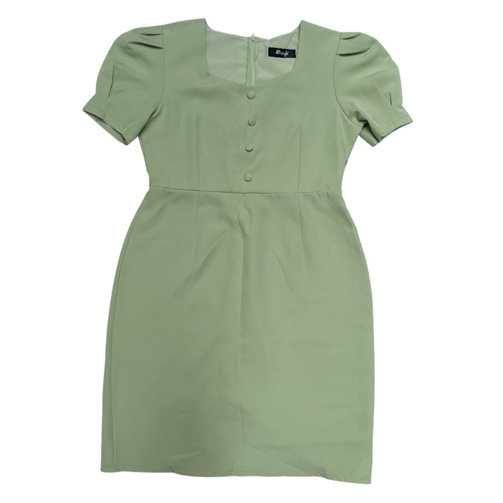 (ส่งต่อ) เดรส AP Style สีเขียว - XL
