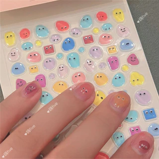 สติกเกอร์ติดหน้าเล็บลายลูกตา สติกเกอร์อเนกประสงค์ สินค้าพร้อมส่ง