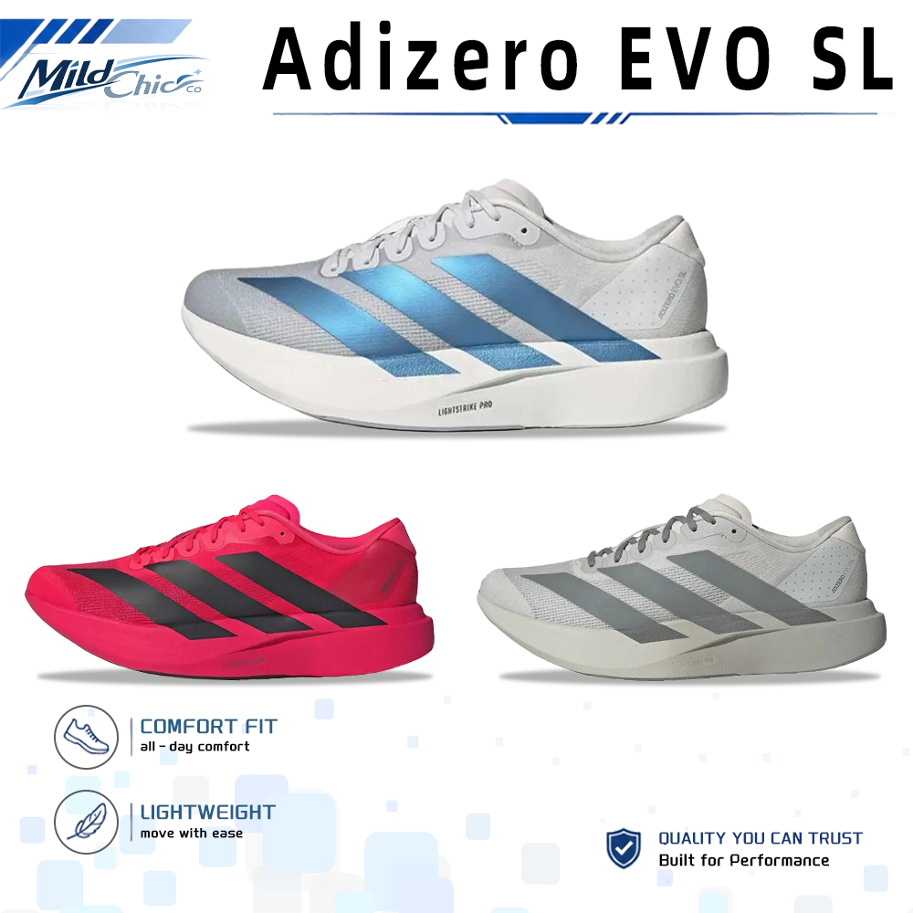 ของแท้ 100%✅ Adizero EVO SL รองเท้าวิ่ง JS4492/KI6880/KI7351