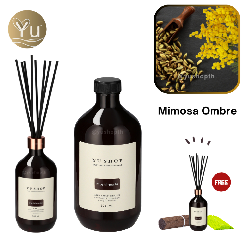 🌟 New Refill  🌟กลิ่น Mimosa Ombre (มิโมซ่า ออมเบร) : กลิ่นคล้าย J Malonee Mimosa & Cardamom  Room Di