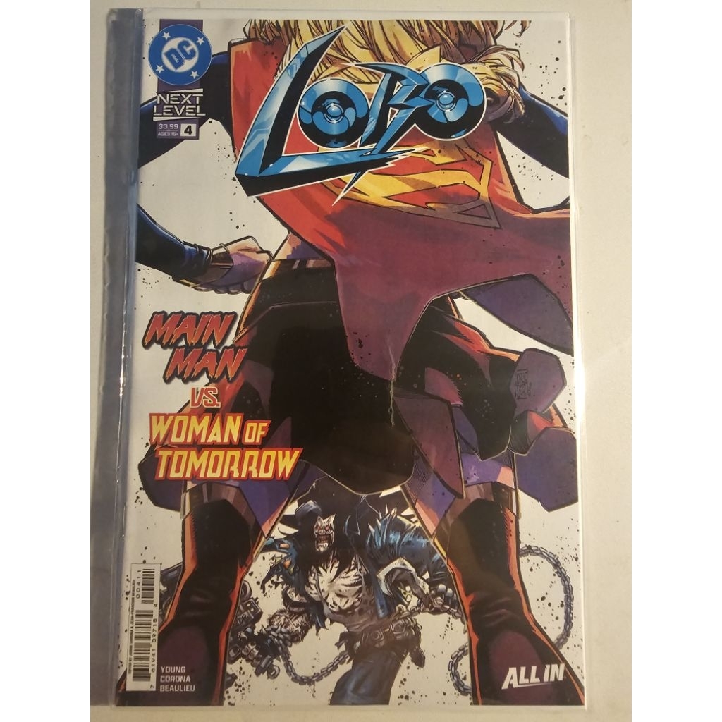 Lobo #4 – Cover A  LOBO vs Supergirl