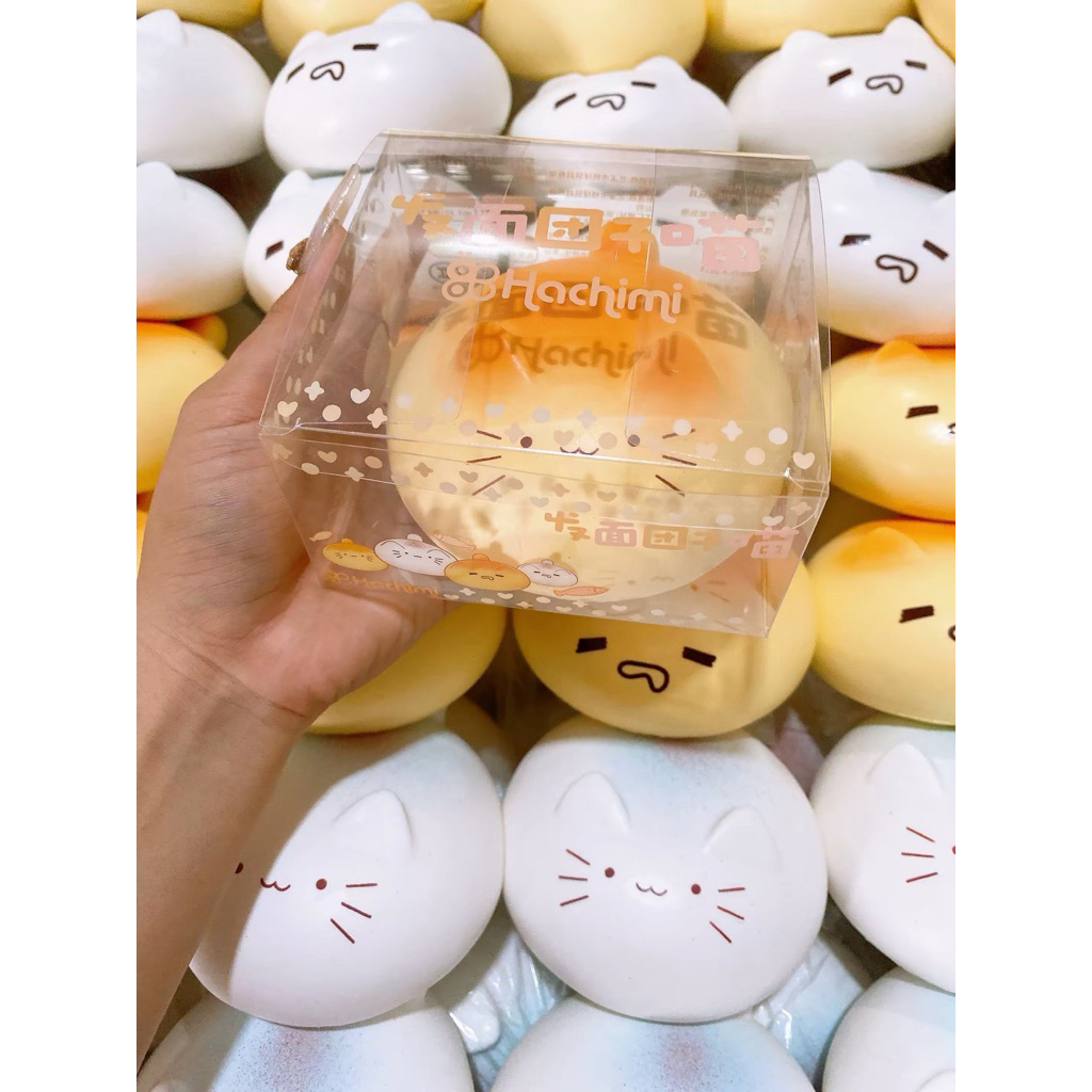 🥖🐱 Hachimi Steamed Bun Cat Squishy | แมวซาลาเปา เนื้อนุ่ม Slow Rising ของแท้จากแบรนด์ Hachimi