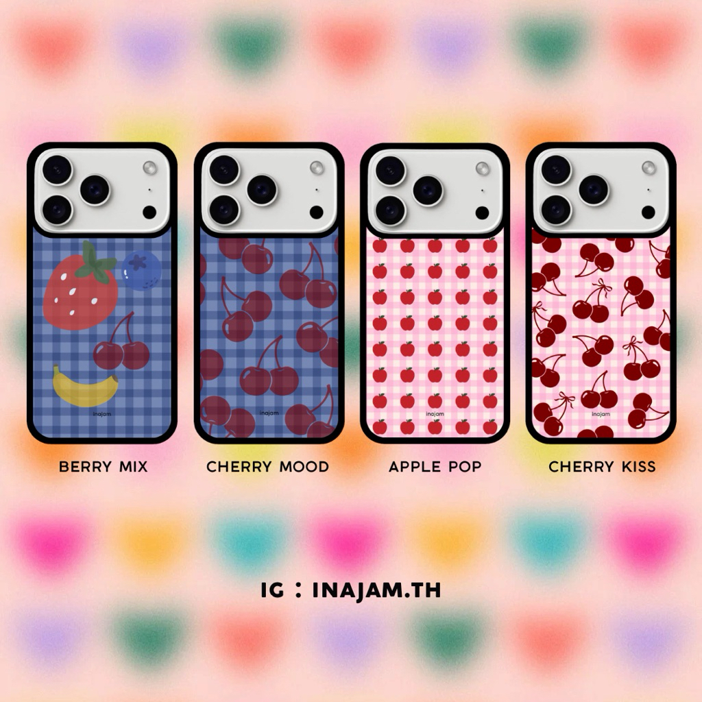 เคสไอโฟนแบรนด์ Inajam Collection Fruit Party