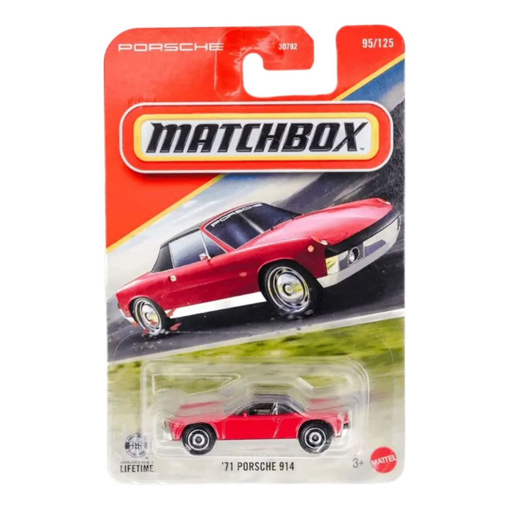 MATCHBOX : รุ่น '71 PORSCHE 914 โมเดลรถเหล็ก ของเล่น ของสะสม (ในร้านมีให้เลือกมากกว่า500แบบ) MB2A2