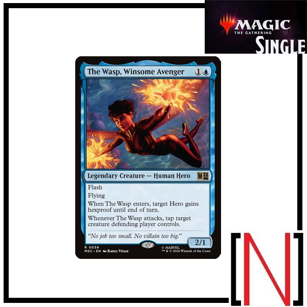 [MTG][Single][MSC] The Wasp, Winsome Avenger ระดับ Rare [ภาษาอังกฤษ]