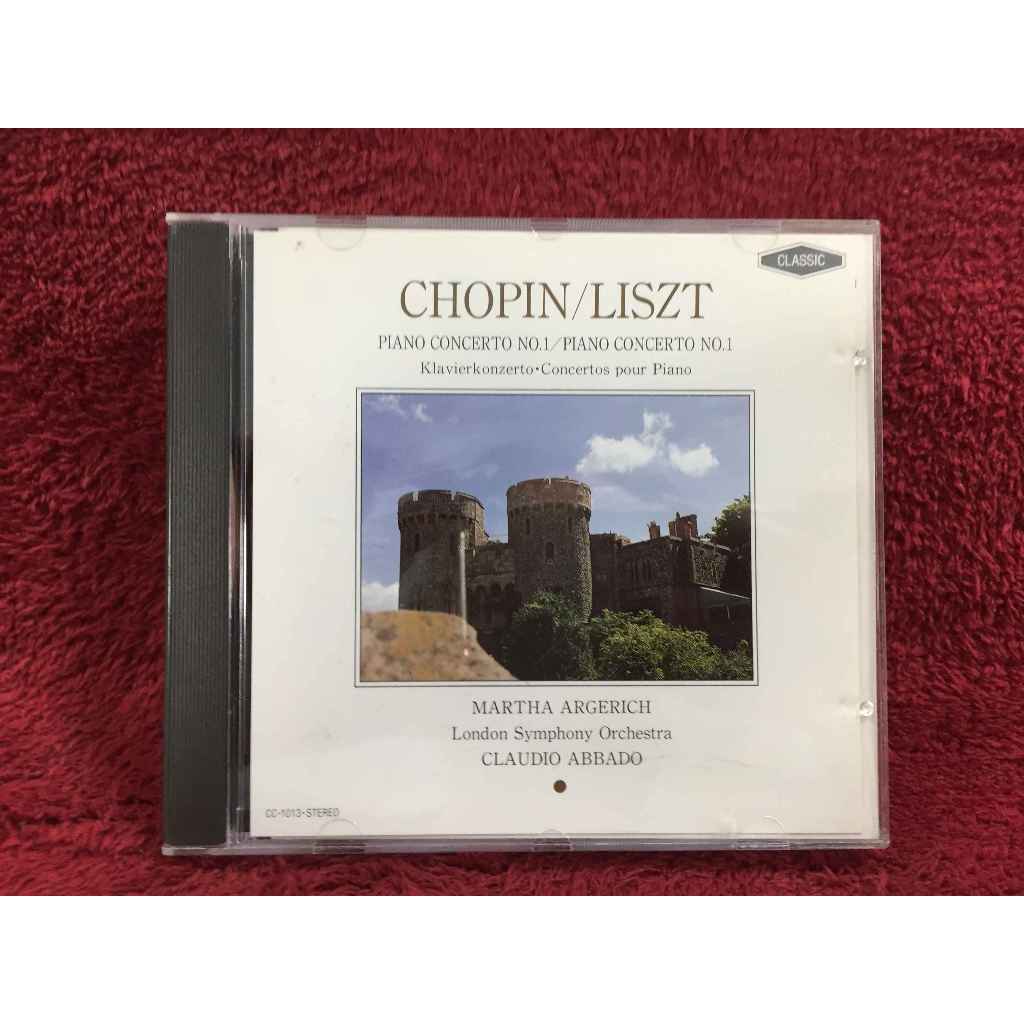 CD CHOPIN/LISZT PIANO CONCERTO NO.1/PIANO CONCERTO NO.1 สภาพตามรูปปก EA116-163