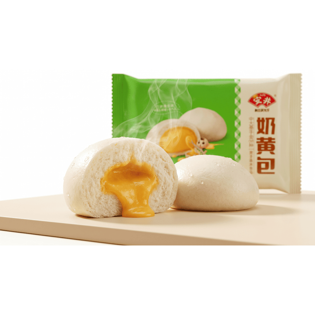 Anjoy Custard Bun ซาลาเปาไส้คัสตาร์ด(ครีม)