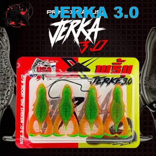 เหยื่อยาง พริ้ม&USA รุ่น JERKA 3.0 เจอร์ก้า ขนาด3นิ้ว น้ำหนัก 14กรัม เบ็ด6/0