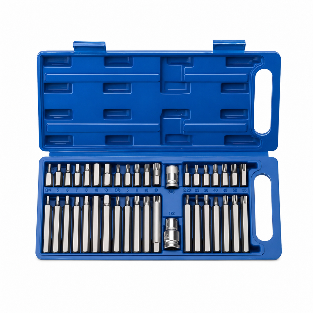 ชุดลูกบล็อกรถยุโรป 40ชิ้น CR-V Torx หกเหลี่ยม XZN