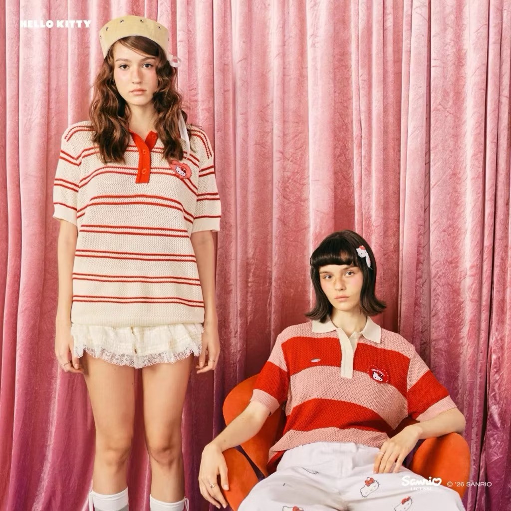 lookbooklookbook Hello Kitty polo club