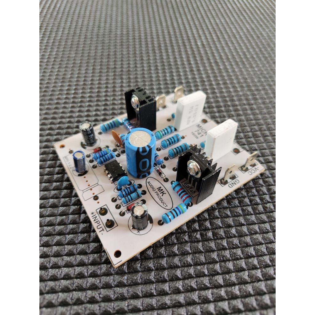 Micro741บอร์ดขยายเสียงไฟสูง+70/0/-70DC.