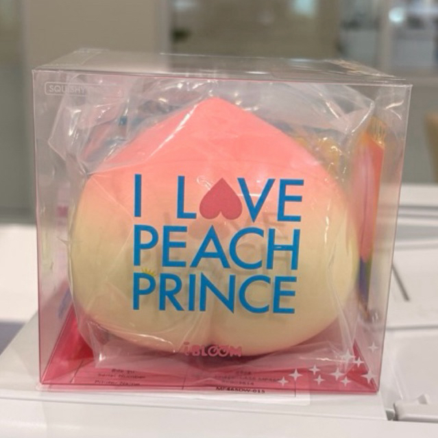 🍑 iBLOOM I Love Peach Prince Squishy Pink 💗สกุชชี่ลูกพีชญี่ปุ่นแท้ (ลูกเล็ก) กลิ่นพีชหอม Slow Rising