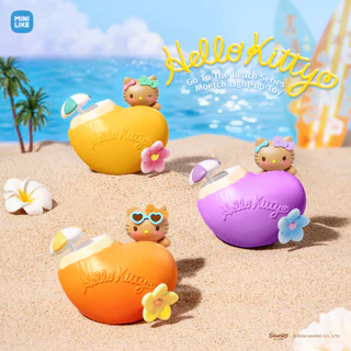 พร้อมส่ง🇹🇭 MTA. Hello Kitty Go To The Beach Light-up Toy blind box（กด6ชิ้น=1box）