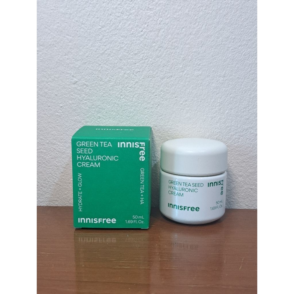 ของแท้จากShopไทย Innisfree Green Tea Seed Hyaluronic Cream 50 ml. อินนิสฟรี กรีนที ครีม 50 มล.