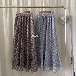 chiffon skirt — กระโปรงยาว ทรงหางปลา 🫧