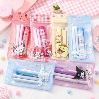 🌈ชุดยางลบแท่งกด 3in1💫ลายการ์ตูนดัง⭐พร้อมไส้รีฟิล ลบสะอาด จับถนัดมือ เครื่องเขียนน่ารัก นักเรียน