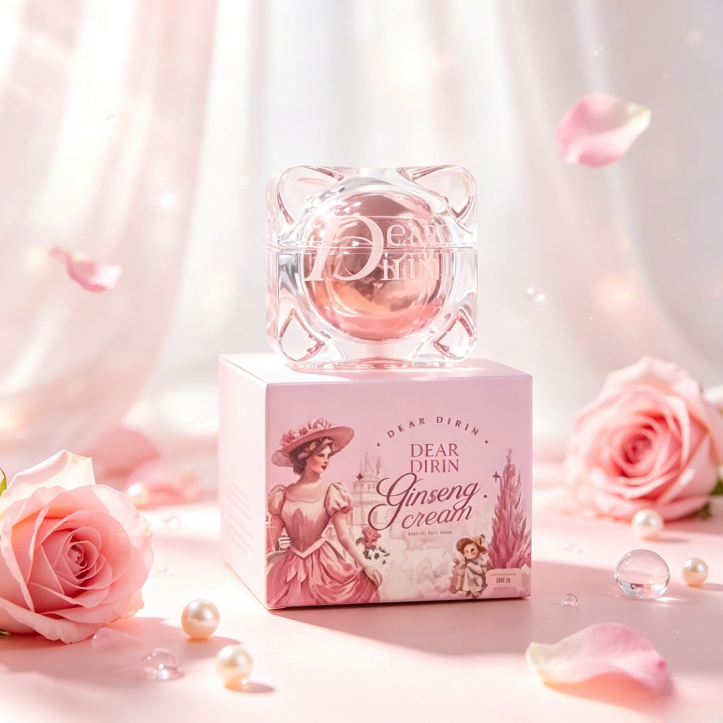 ครีมโสมบำรุงผิว หน้าใส ชุ่มชื้น ลดความแห้งกร้าน ผิวดูอิ่มฟู DEAR DIRIN Ginseng Cream