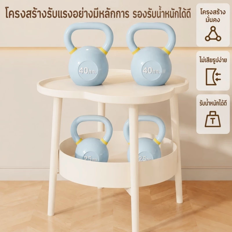 โต๊ะข้างโซฟา2ชั้น มินิมอล ชั้นวางของข้างโซฟา โต๊ะข้างเตียงขนาดเล็ก  สไตล์นอร์ดิก เคลื่อนย้ายได้ง่าย thumbnail 8