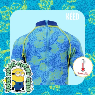 ✨NEW✨ KEED X Minions & Monsters ชุดว่ายน้ำเด็กผู้ชาย ควบคุมอุณหภูมิ บอดี้สูท (TempFlex)