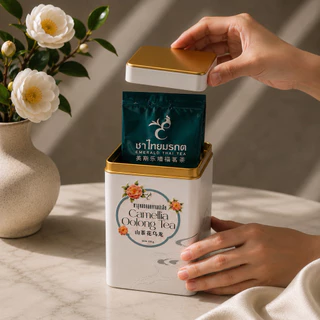 ชาอูหลงคามิลเลีย Camellia Oolong Tea 山茶花乌龙 | ชาอูหลงอบกลิ่นดอกคามิลเลีย ชาพรีเมี่ยม ชงร้อน-เย็นได้ หอมสดชื่น